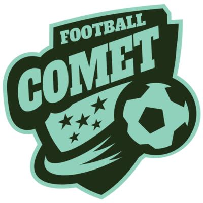 Comet Football logo template Thumbnail