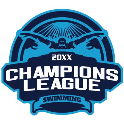 Champions League Swimming logo template Thumbnail