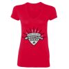 Ladies' SoftStyle® Fitted V-Neck T-Shirt Thumbnail