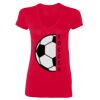 Ladies' SoftStyle® Fitted V-Neck T-Shirt Thumbnail